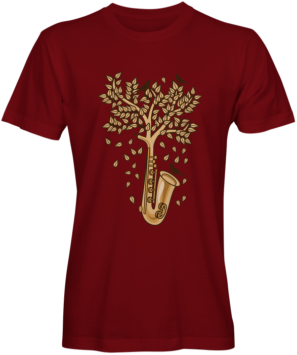 Tree Saxophone Inspired T-shirts