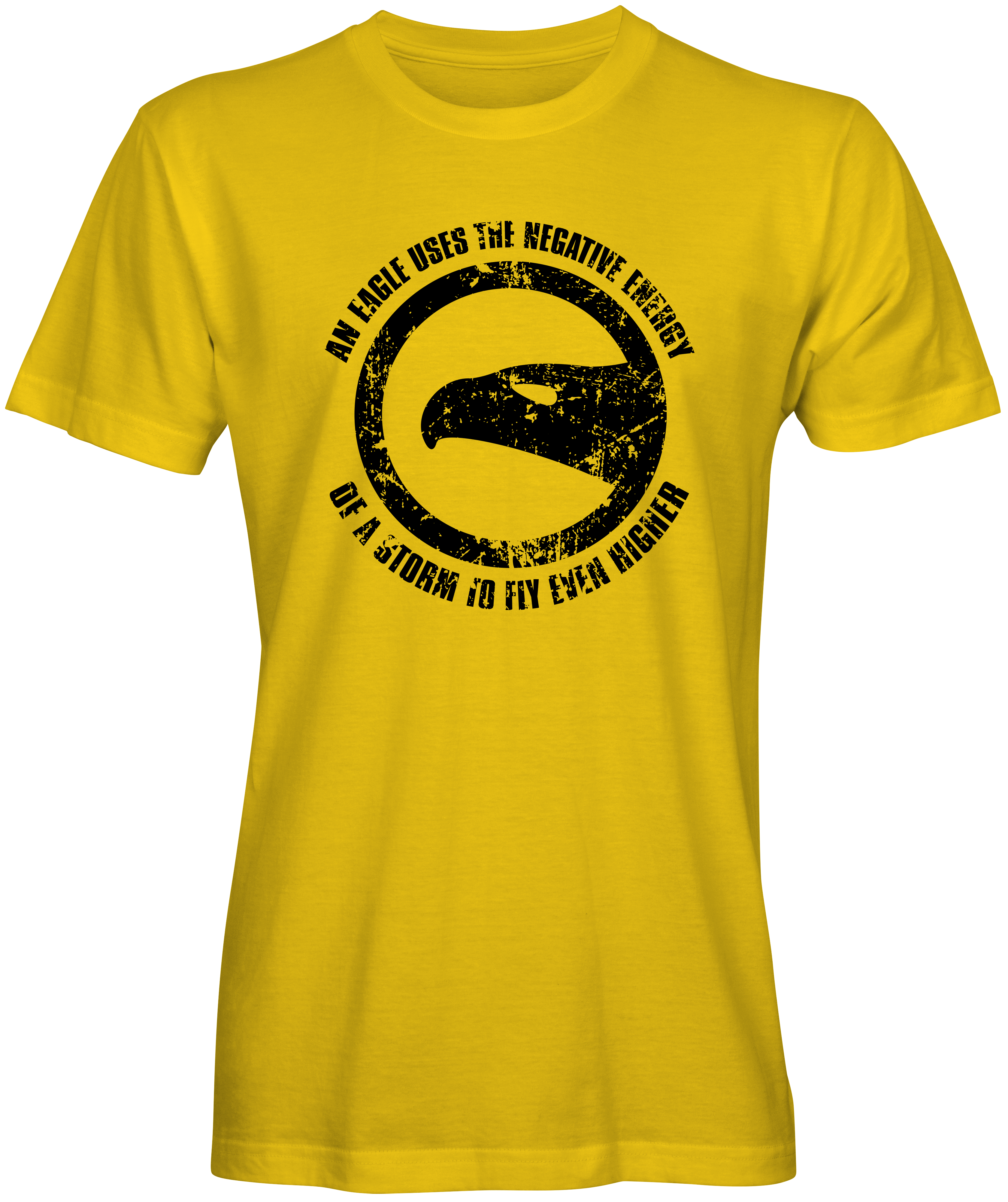 Habits Of An Eagle Inspired Yellow T-shirt