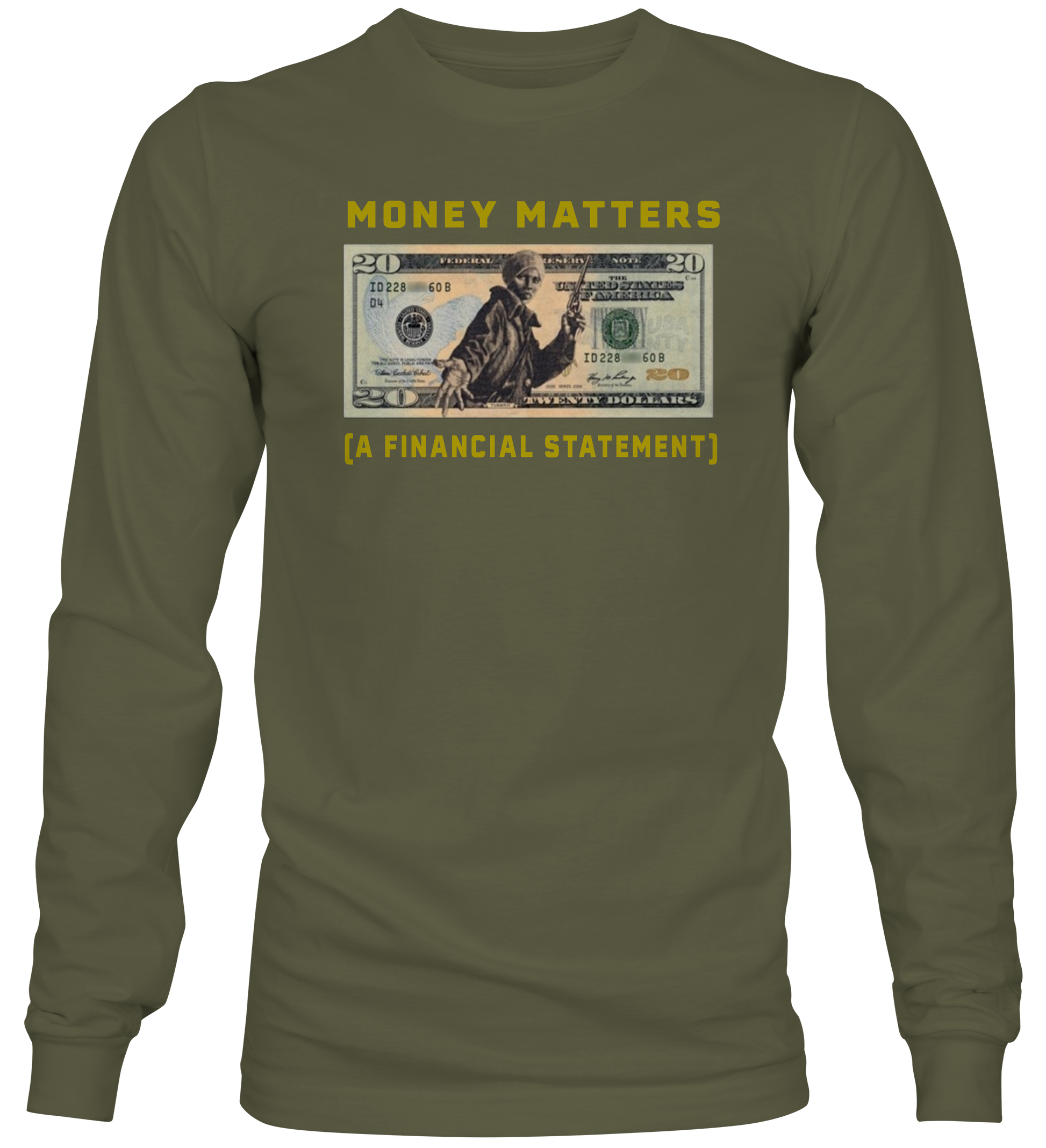 Military Green Long Sleeve T-shirt