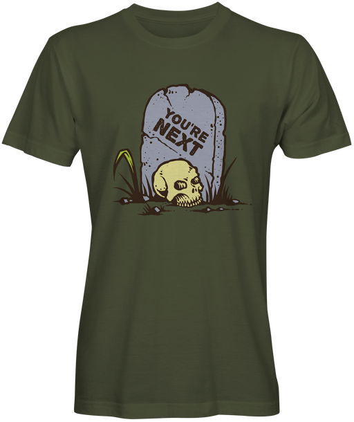 Military Green Dead Await Inspired T-shirts