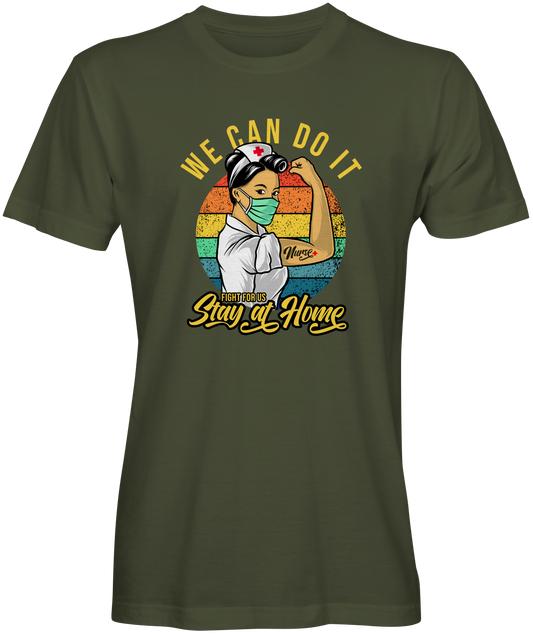 We Can Do It Graphic Nurse Tee