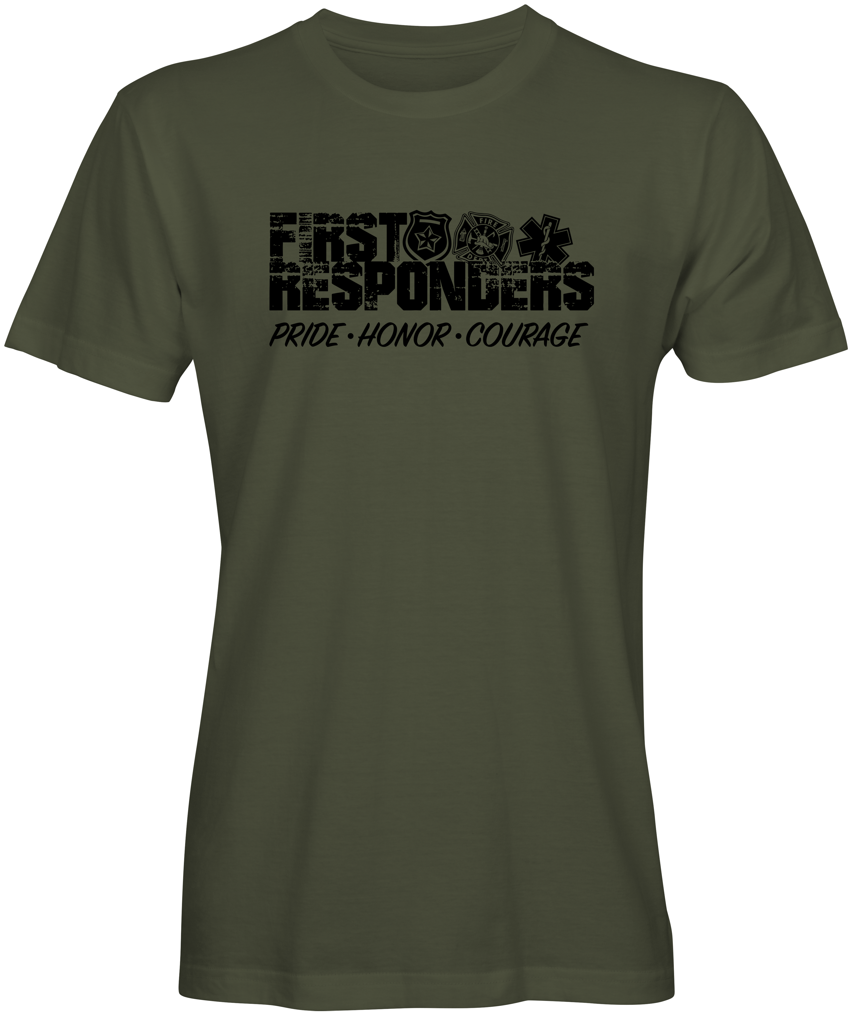 First responders Inspired T-shirt grey