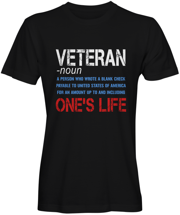 Veteran Noun Unisex T-Shirts