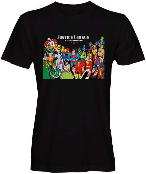 Justice League International Super Hero T-shirts