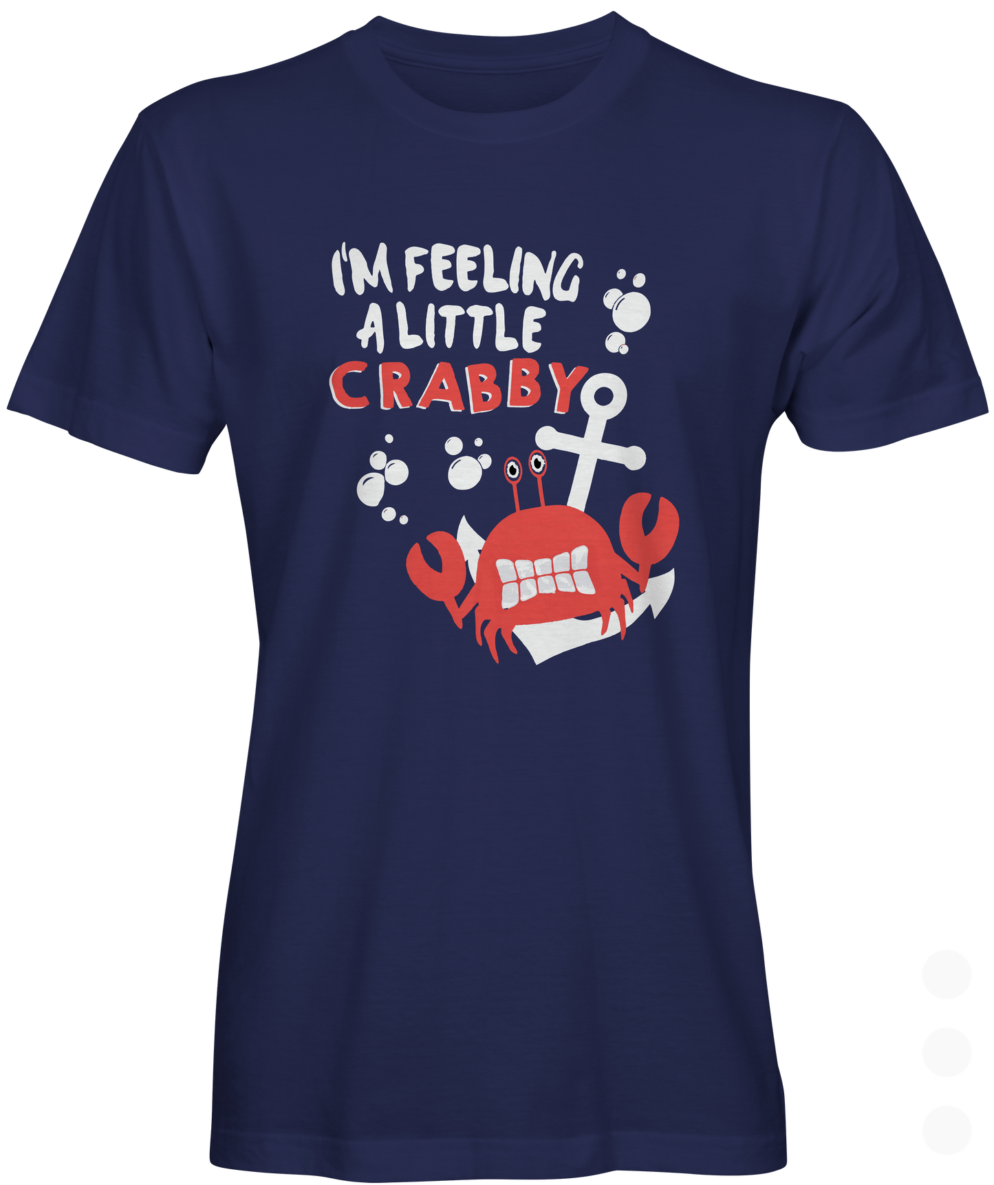 Navy Blue T-shirt with Crab