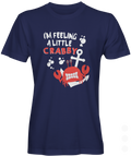 Navy Blue T-shirt with Crab