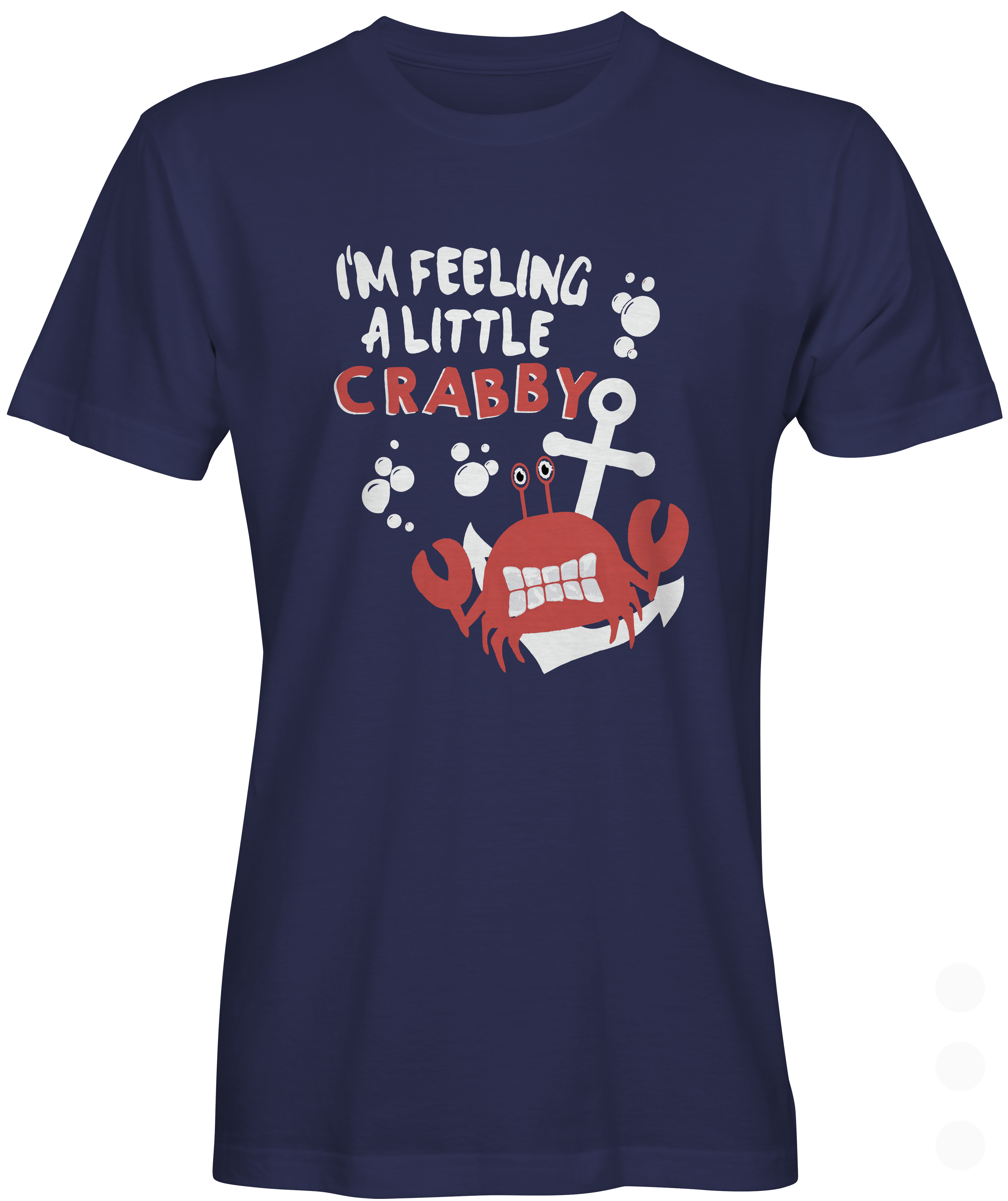 Navy Blue T-shirt with Crab