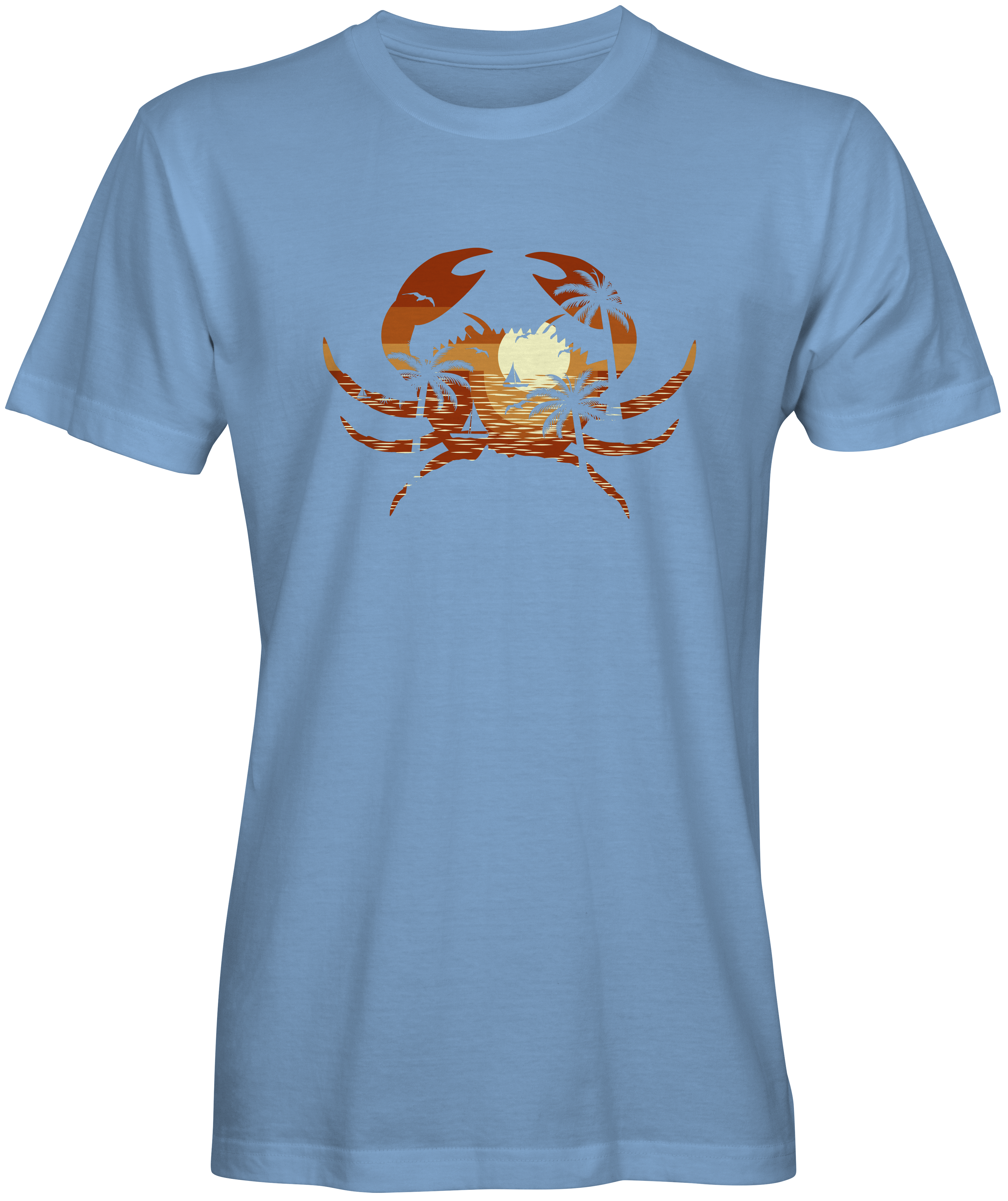 Ocean Blue Beach Crab T-shirt