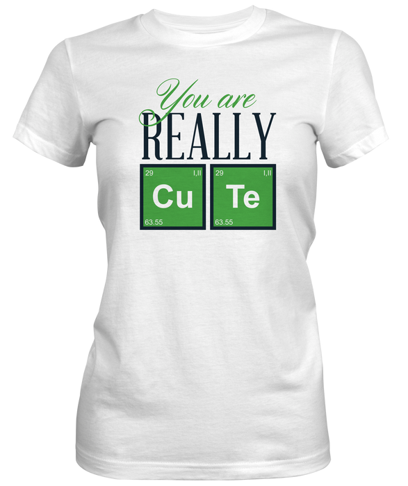 Periodical Chart Really Cute Ladies Graphic Tee