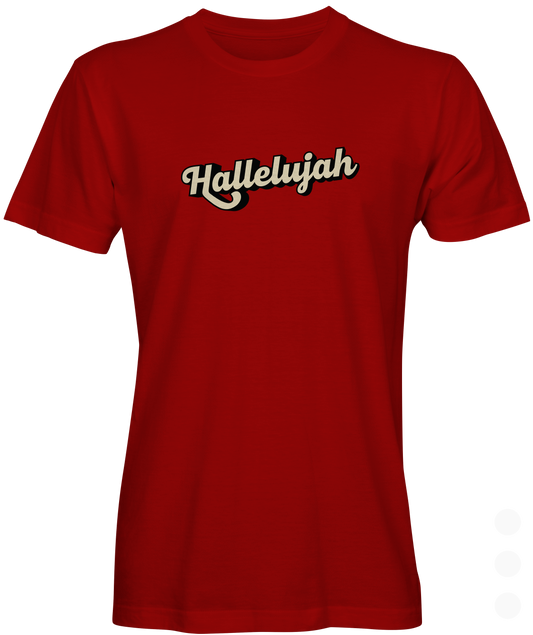 Hallelujah  Red Graphic Tee