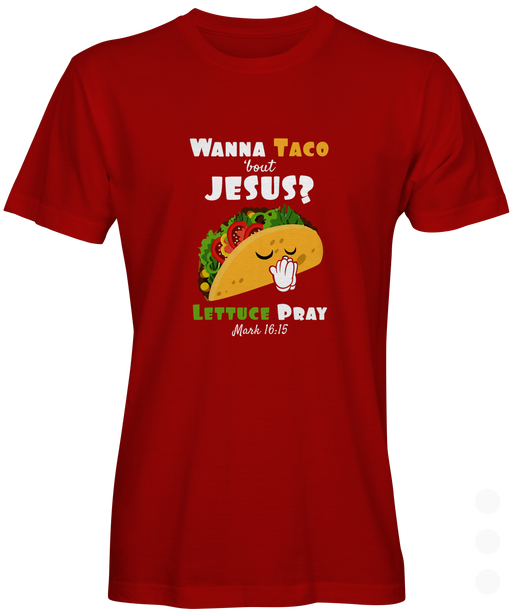 Red T-shirt with Taco Picture