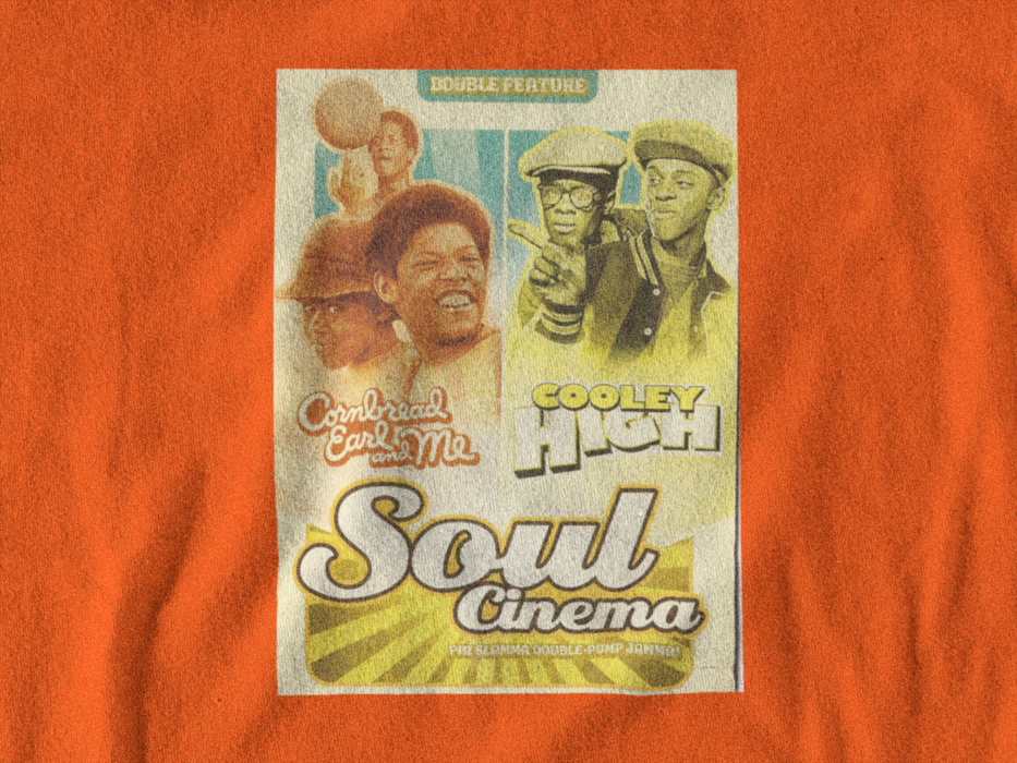 Cooley High and Cornbread Earl and Me Soul Cinema Retro T-shirt