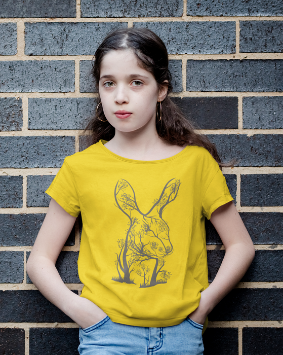Rabbit Tree Sketched Princess T-shirt