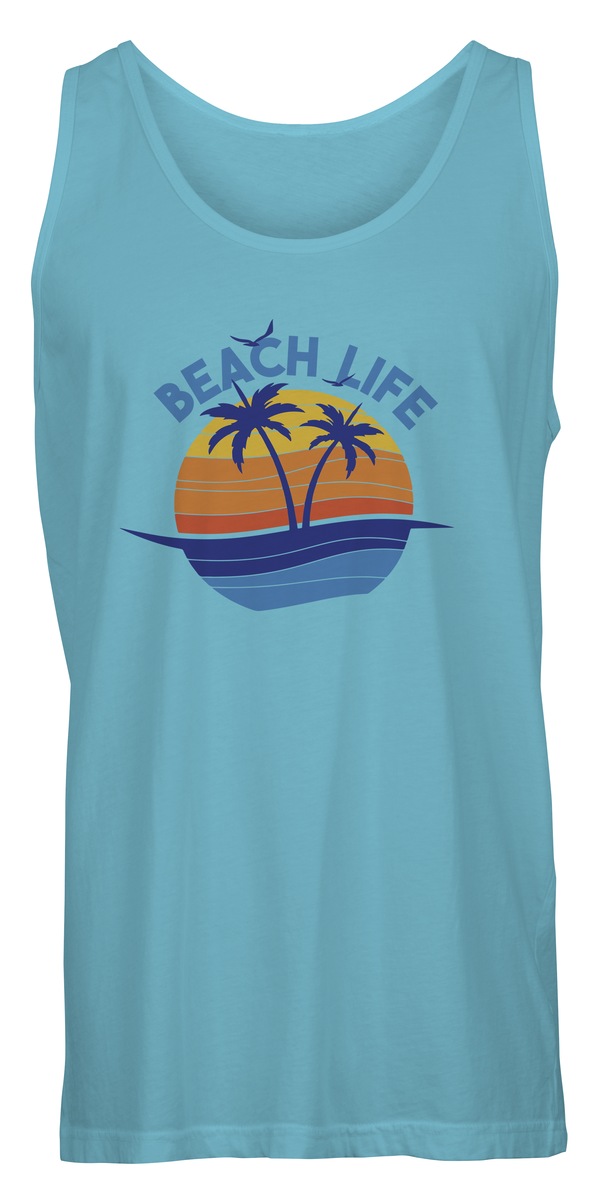 Blue Beach Life Tank Top
