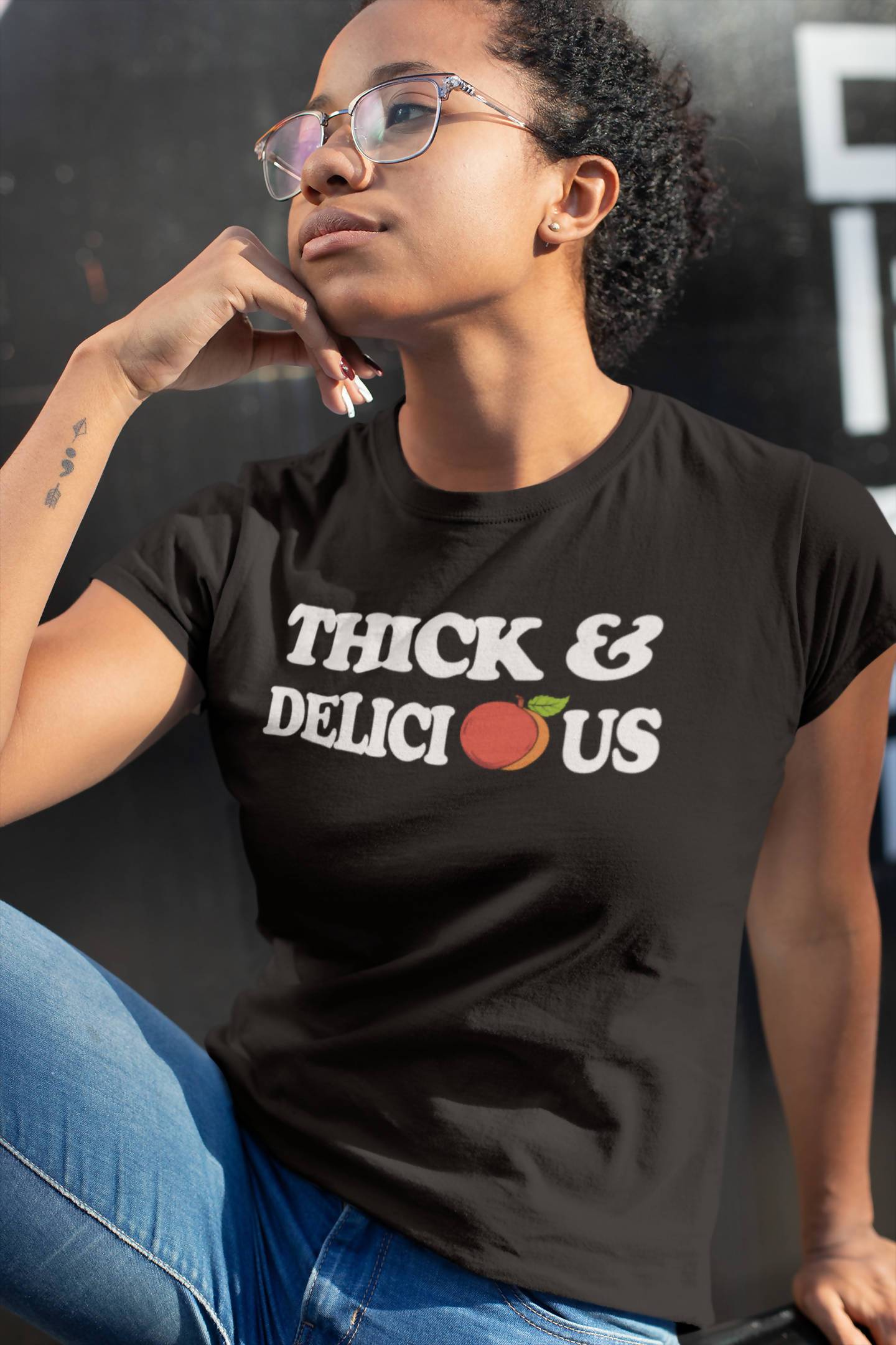 Thick & Delicious Ladies T-Shirt - FulFill4me - 3J Tee's & More