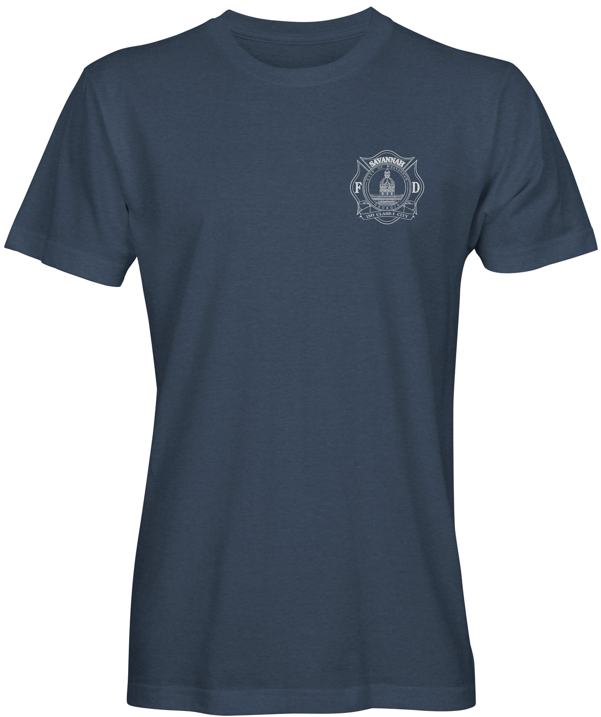 Heather Navy Savannah Fire Marine 3 Shirt front