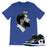 Nipsey Hussle T-shirt to match Air Jordan 1 High OG Royal Blue shoe
