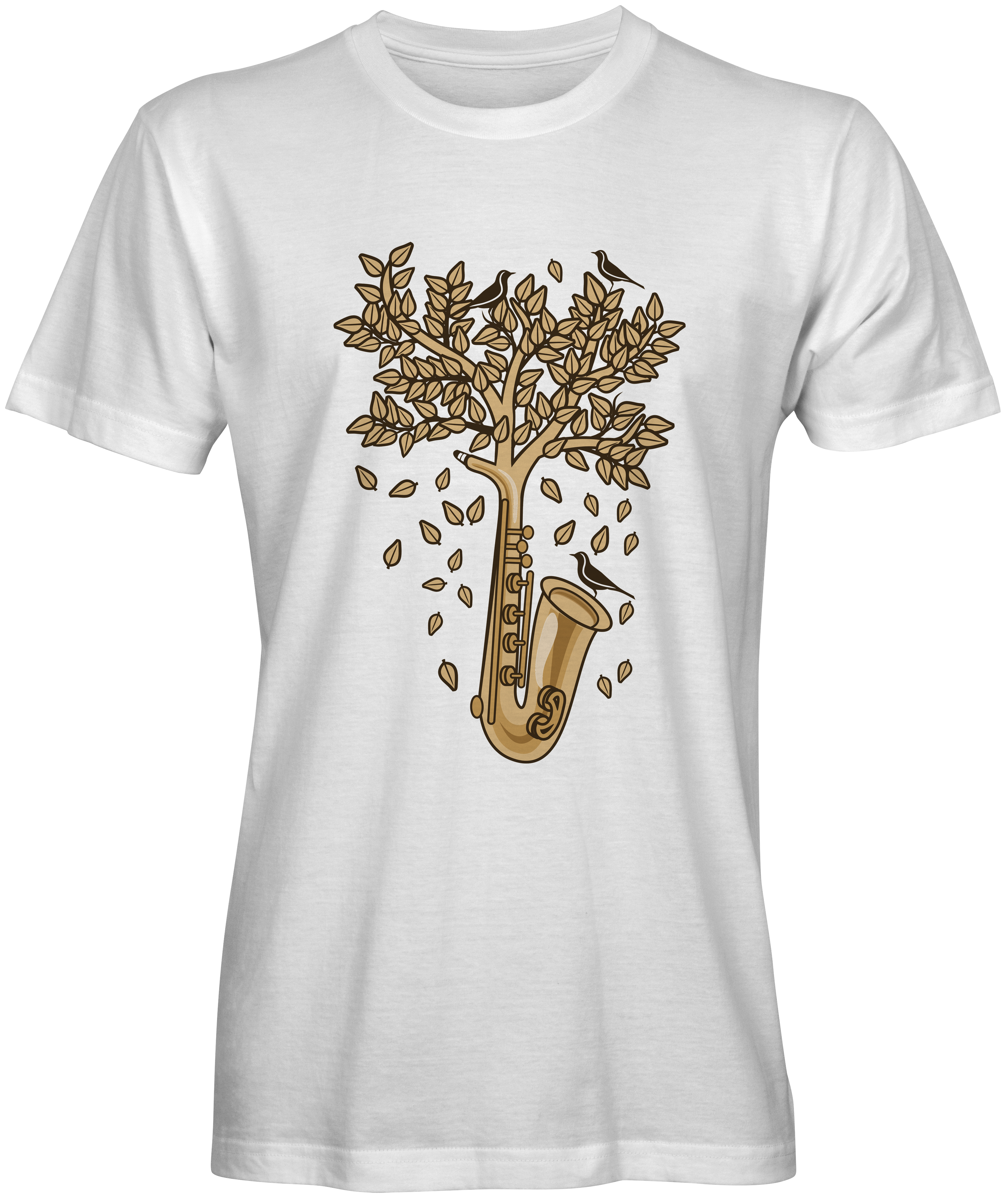 Tree Saxophone Inspired T-shirts