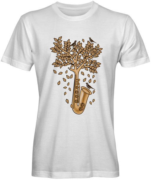 Tree Saxophone Inspired T-shirts