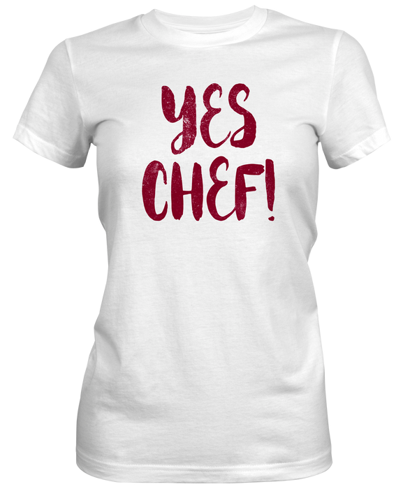 Yes Chef Ladies T-shirt