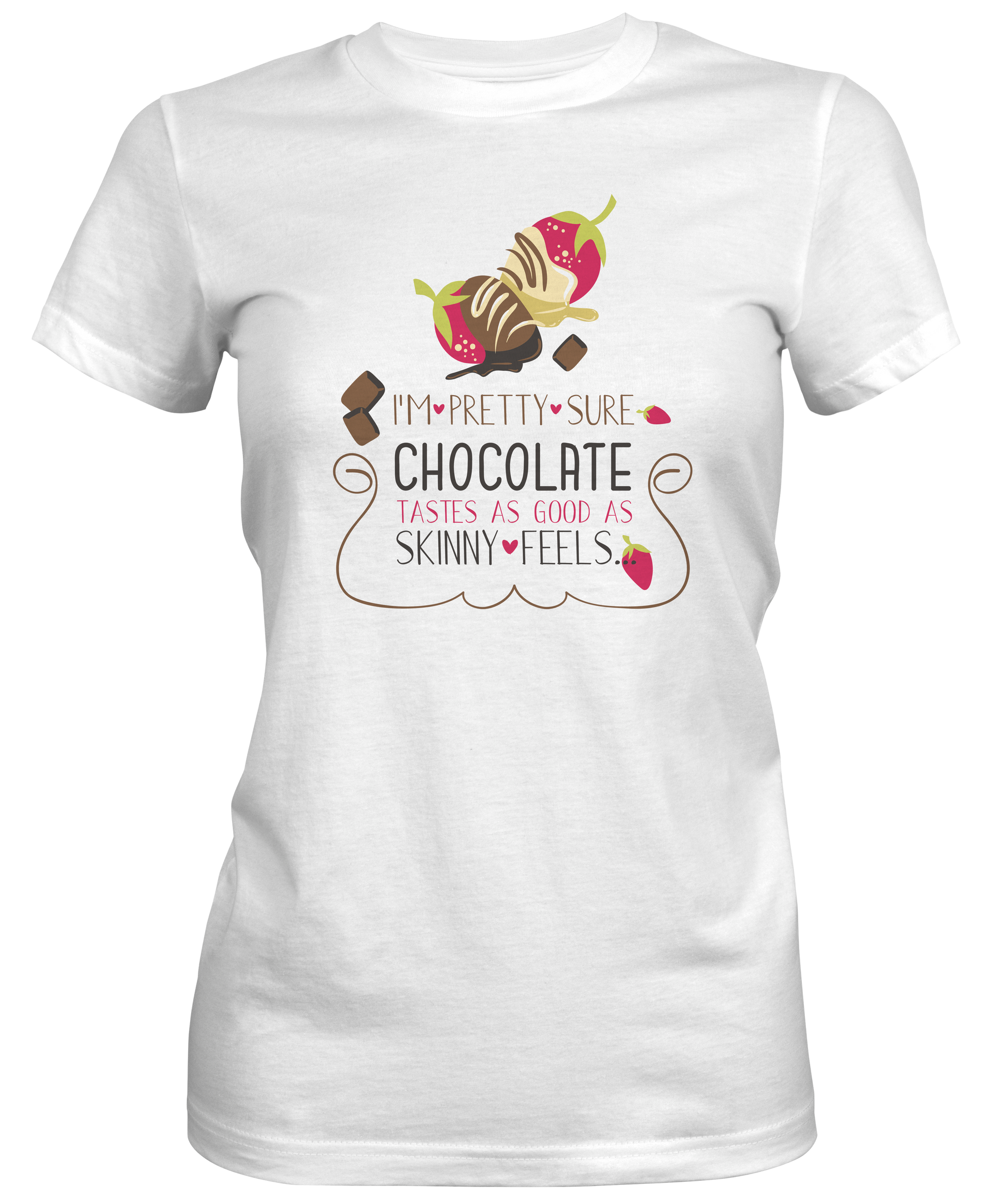 Chocolate Tastes As Good Ladies Graphic Tee