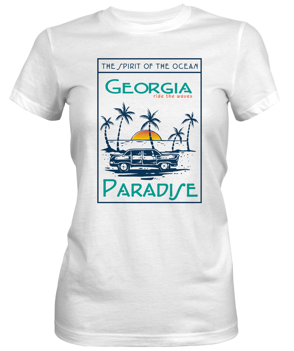 Savannah Georgia Paradise Ladies T-shirts