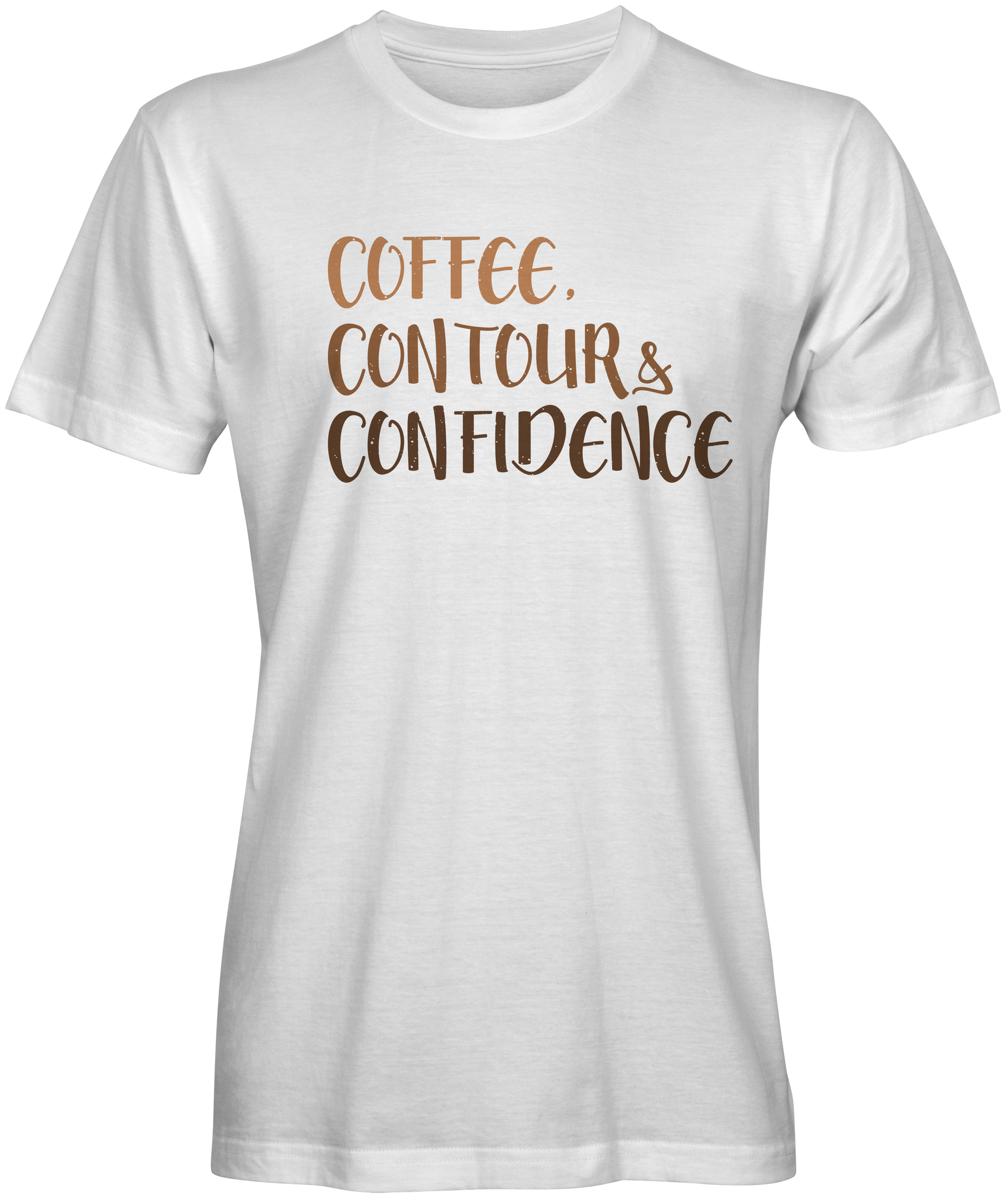 Coffee Contour  Confidence T-shirts 