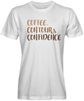 Coffee Contour  Confidence T-shirts 
