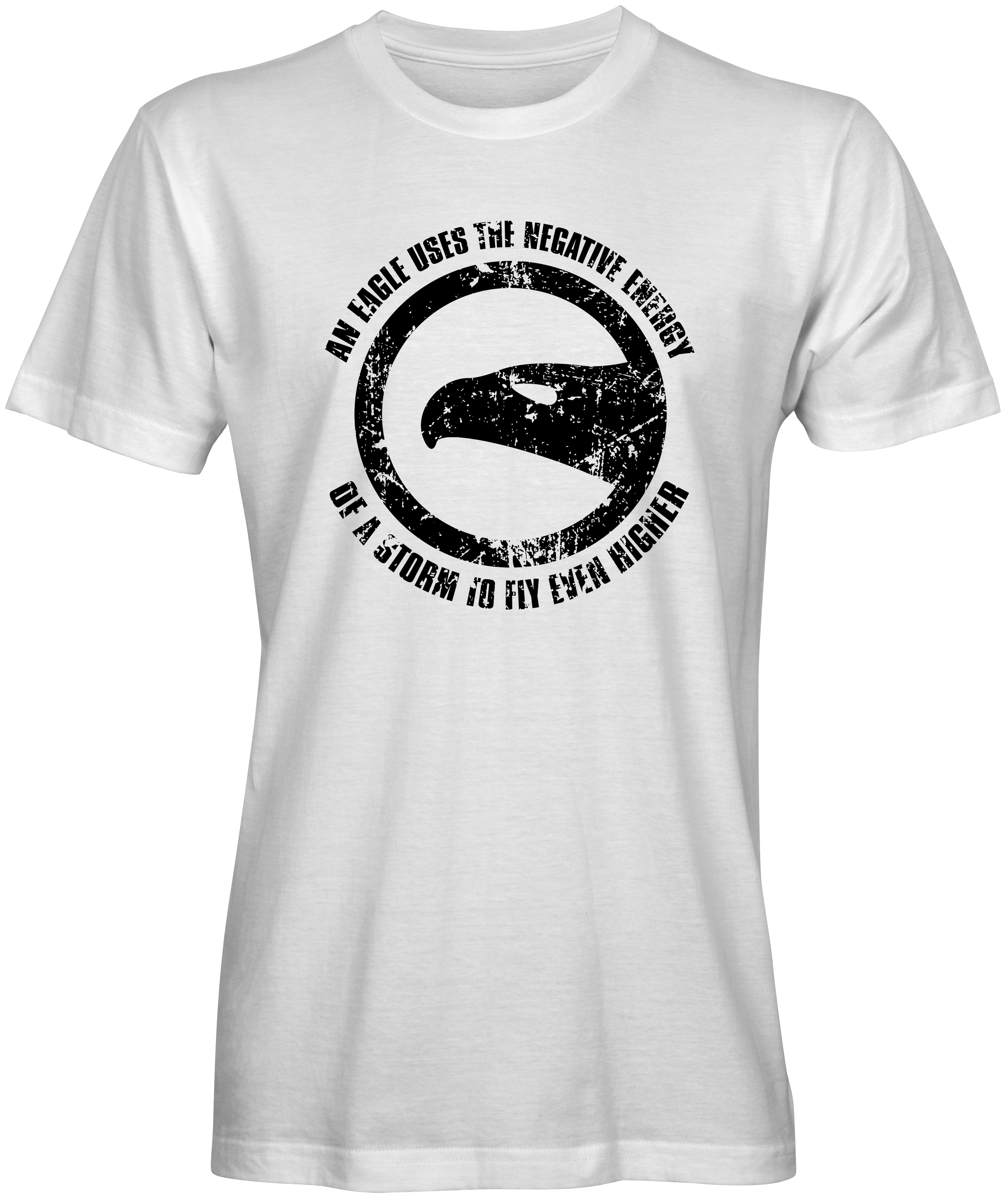 Habits Of An Eagle Inspired White T-shirt