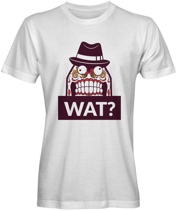 Funny Face Wat Graphic Tee for Sale