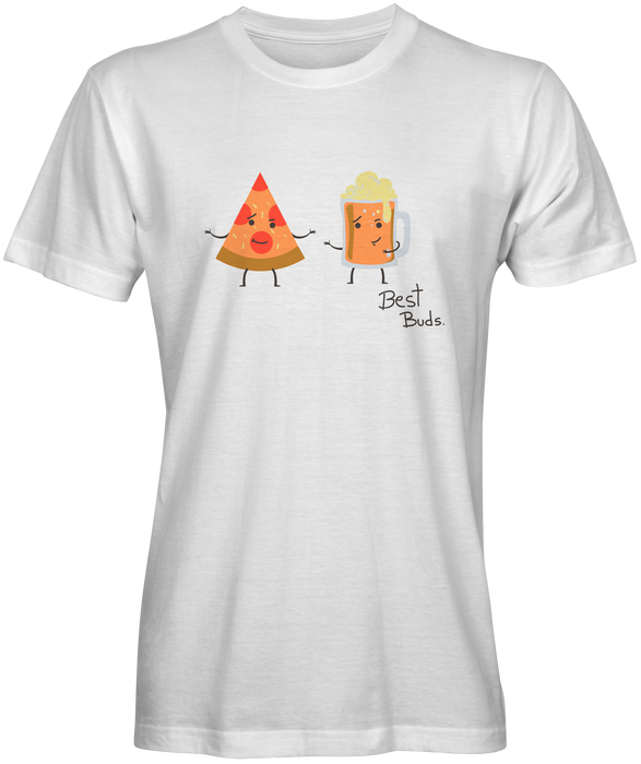 Best Buds Beer and Pizza Graphic Tee