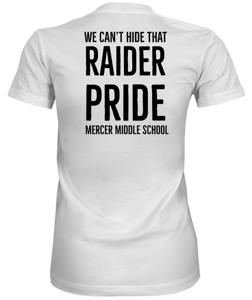 School Spirit Wear Raider Nation Tshirt- Female Cut