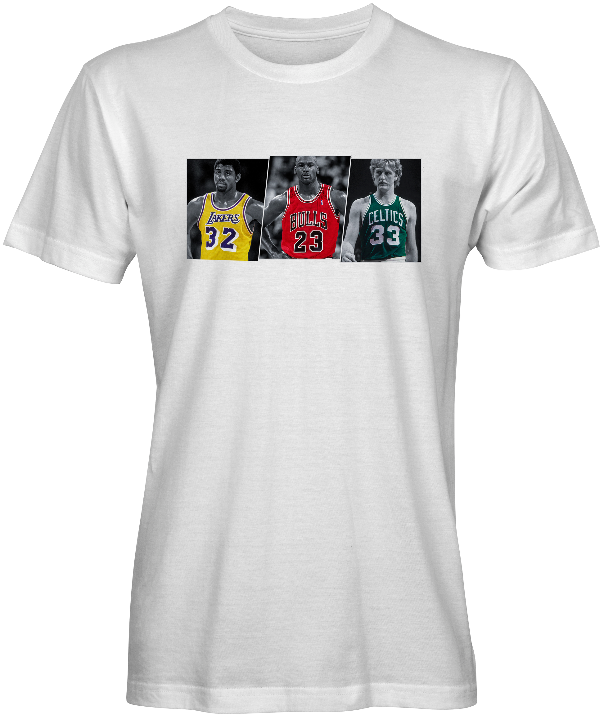 Basketball Legends Magic Jordan Bird T-shirts 