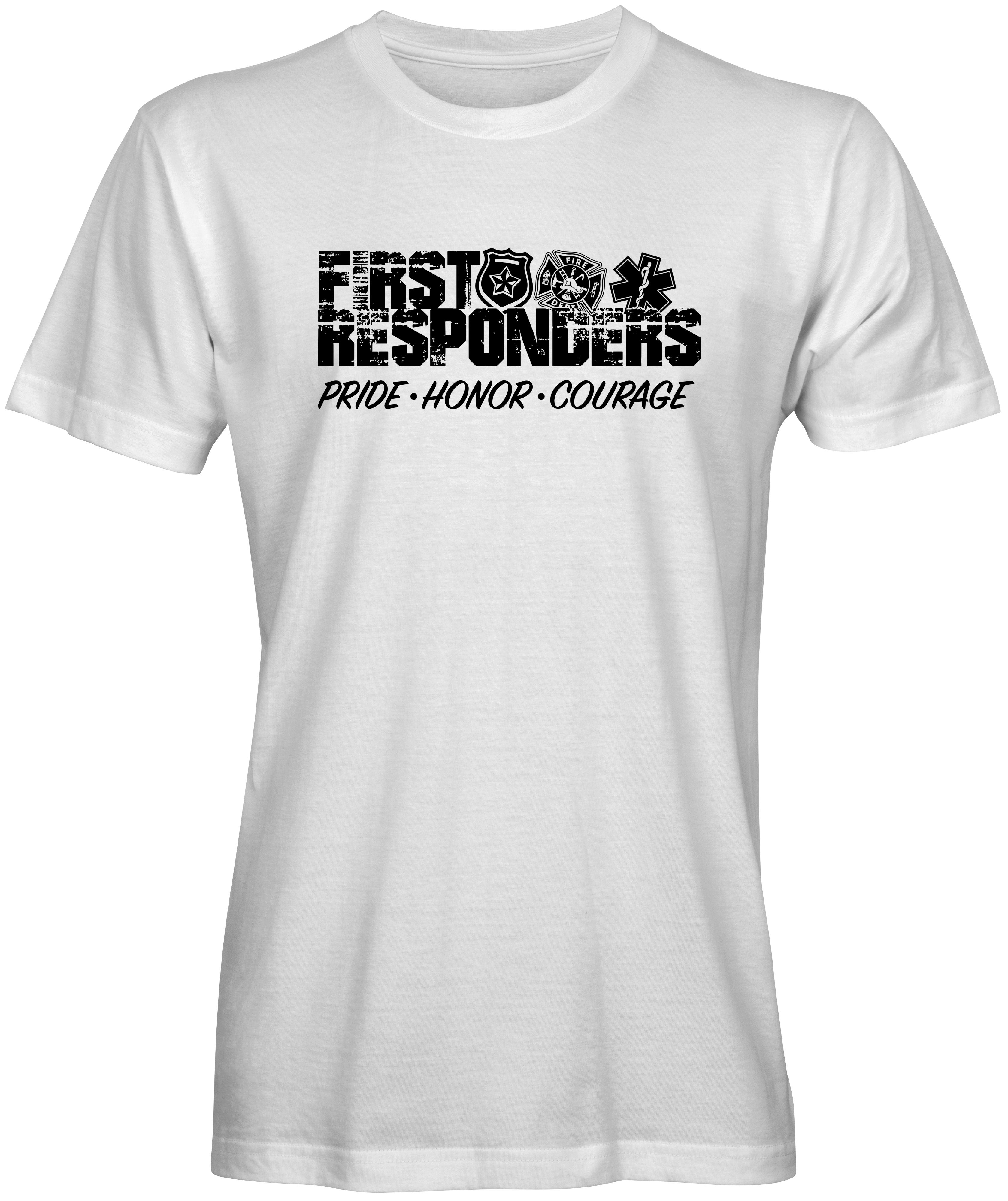 First responders Inspired T-shirt white