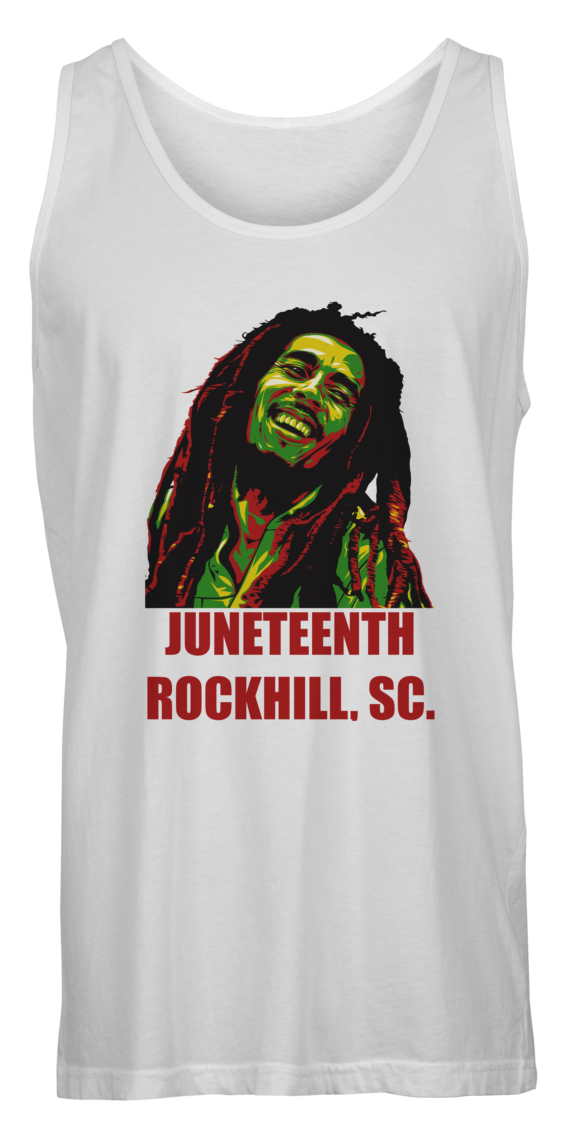 Junteenth Rockhill  SC  Bob Marley Tank Top