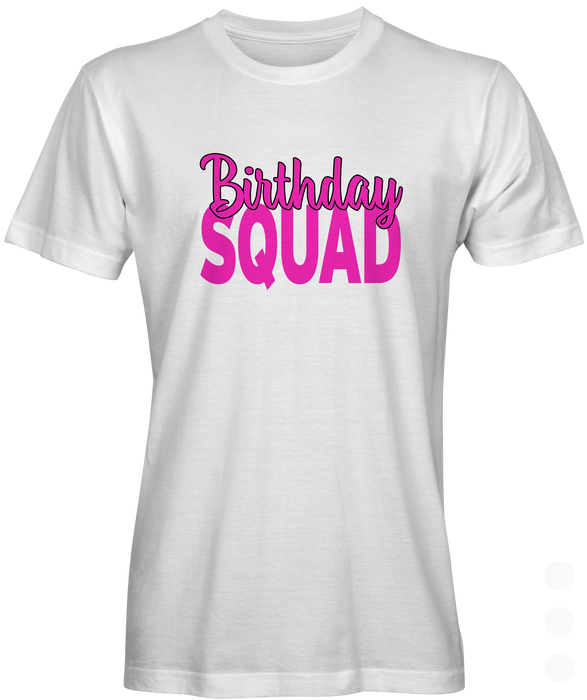 Birthday Squad Unisex Graphic Tee
