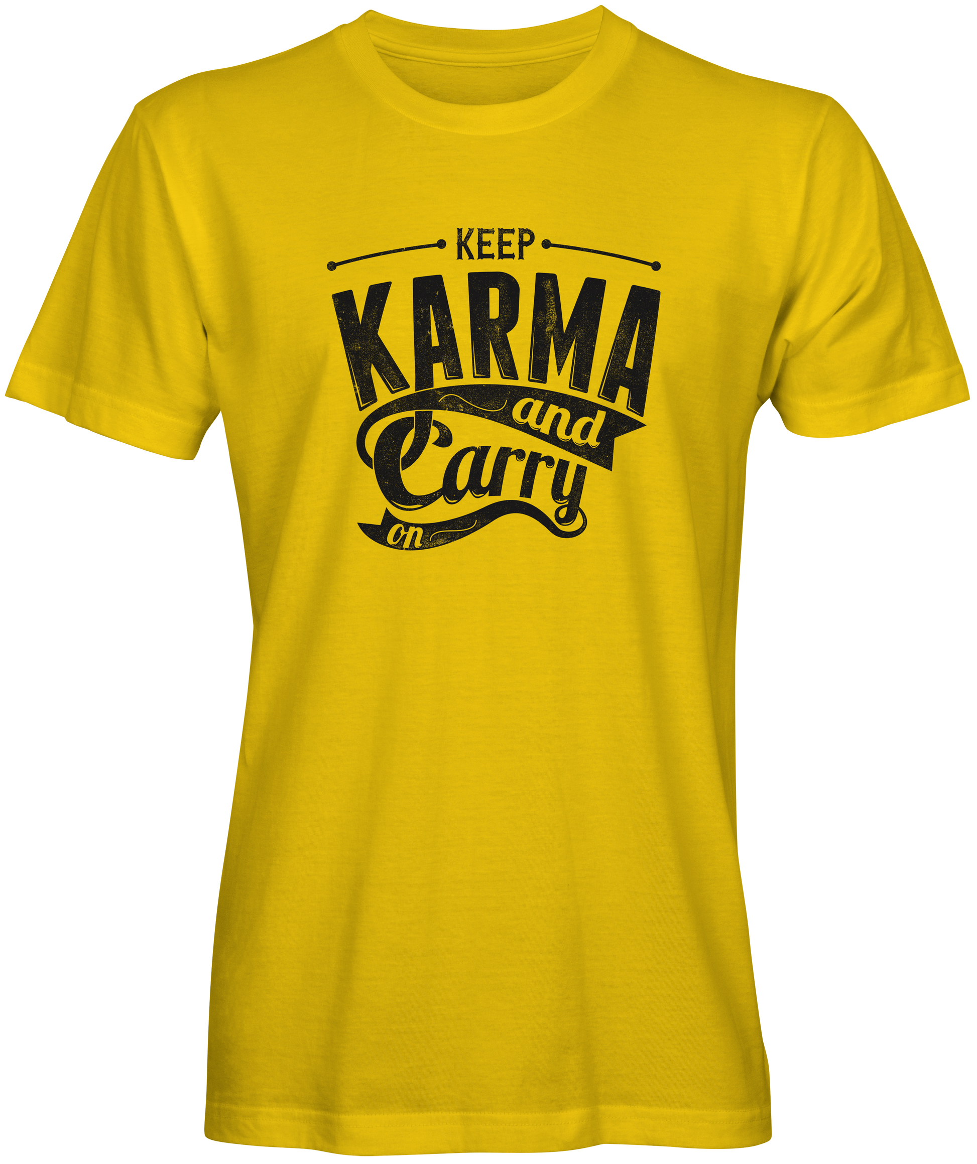 Keep Karma And Carry On Slogan Tee